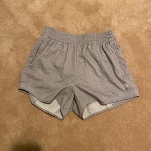 Light grey active gap teen shorts